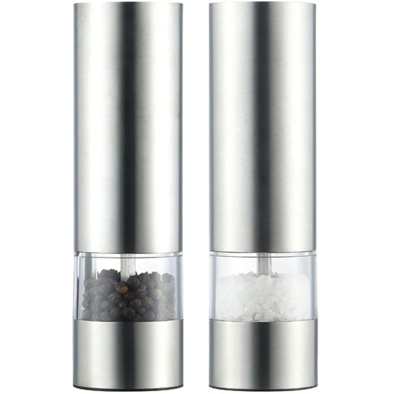 Salt And Pepper Set Stainless Steel