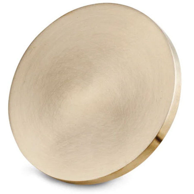 Genuine Coat Hook Large, Brushed Brass