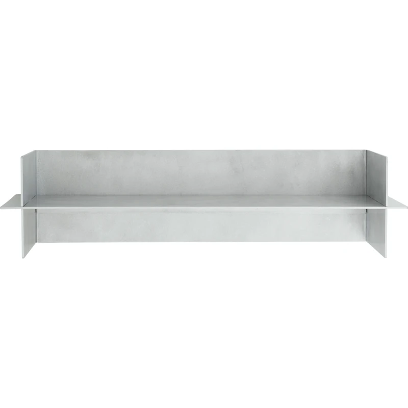 Alu Shelf Brushed Aluminium 80 cm