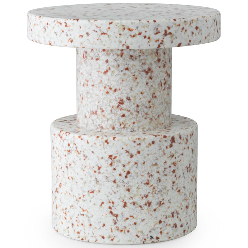 Bit Stool / Side Table, White