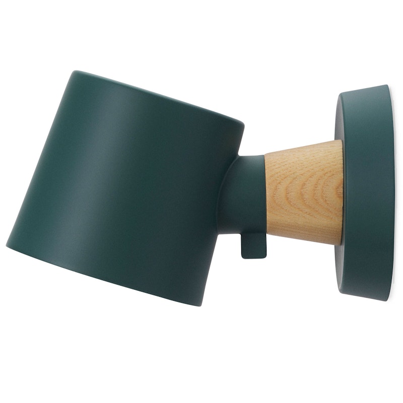 Rise Wall Lamp Fixed Installation, Petrol Green