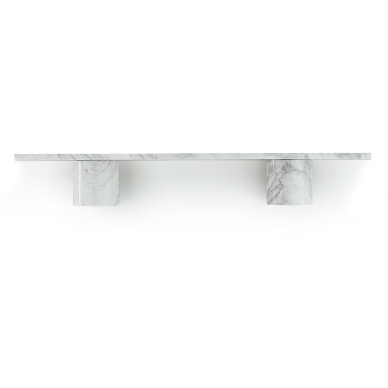 Sten Wall Shelf 80 cm, White Marble