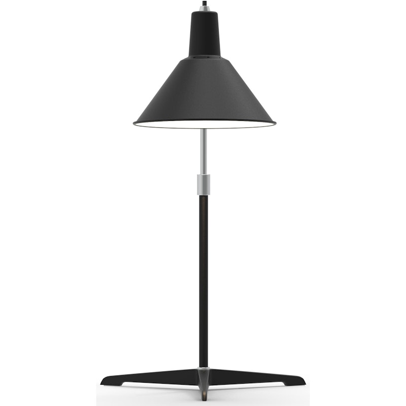 Arcon Table Lamp, Black / Chrome