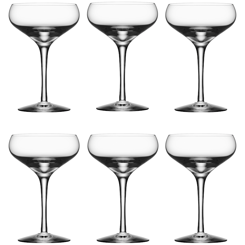 More Coupe Champagne Glass 21 cl, 6-pack