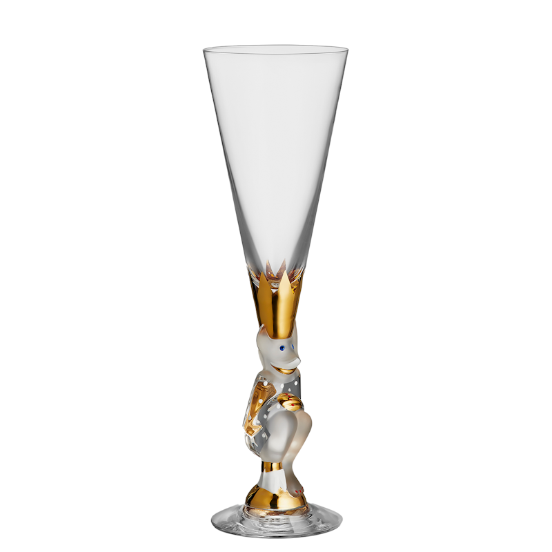 Nobel The Sparkling Devil Champagne Glass 19 cl, Gold