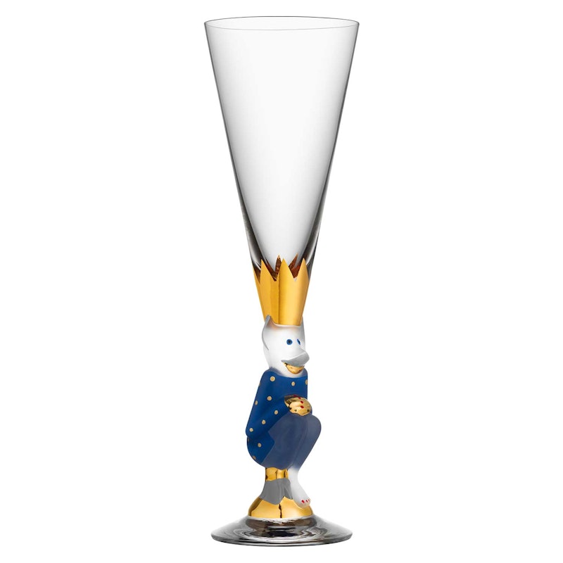 Nobel The Sparkling Devil Champagne Glass 19 cl, Blue