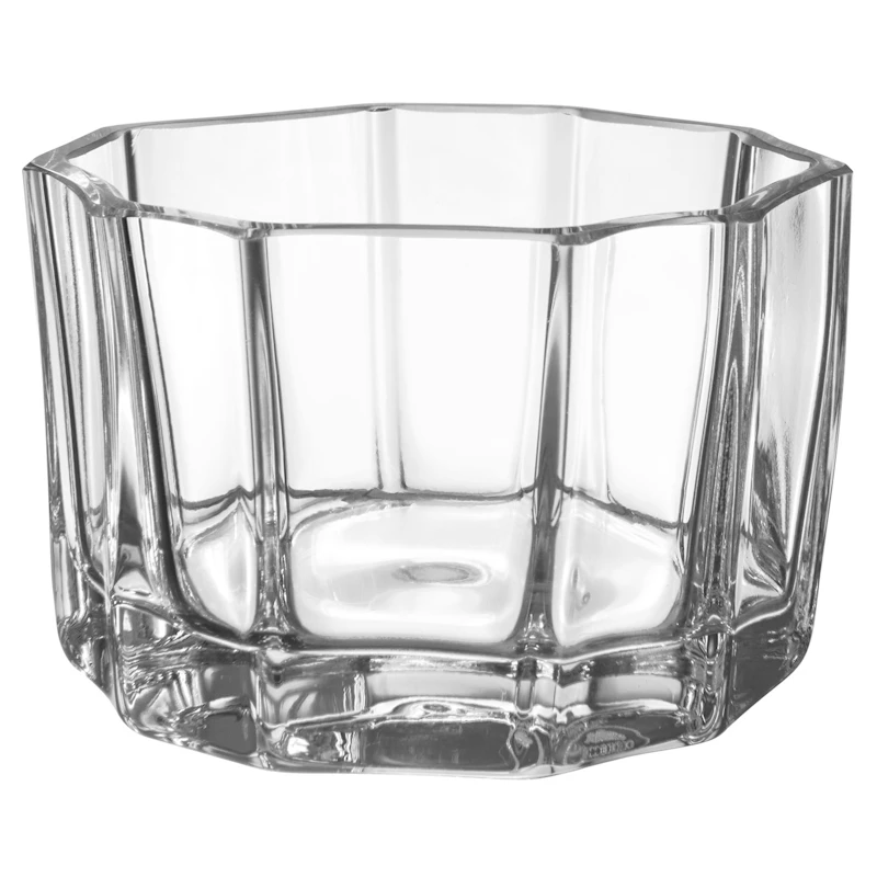 Reed Candle Holder 45 mm, Clear from Orrefors | RoyalDesign