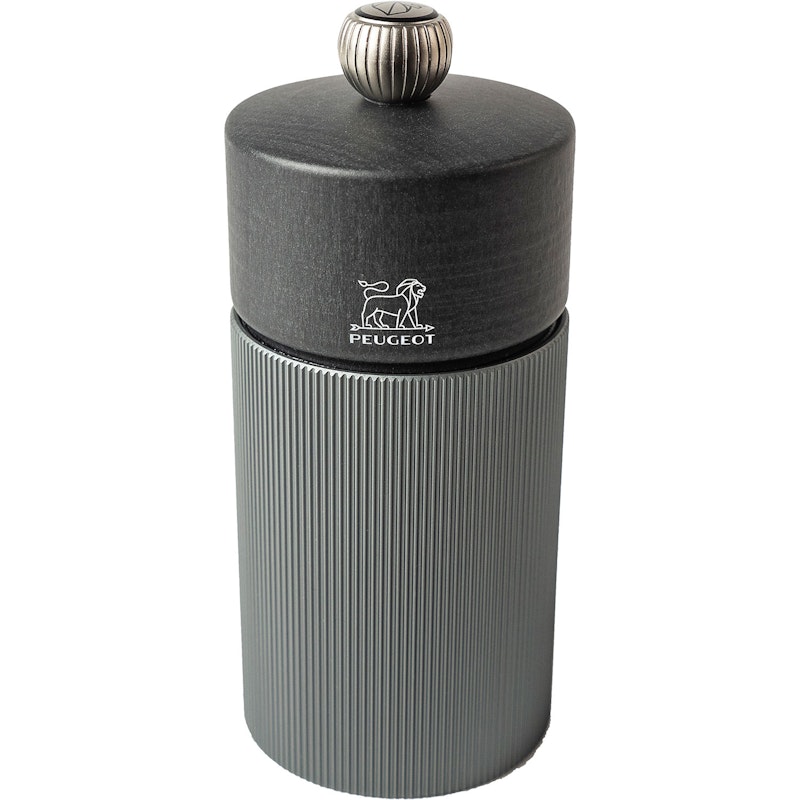 Line Pepper Mill 12 cm, Dark Wood / Dark Grey Melange