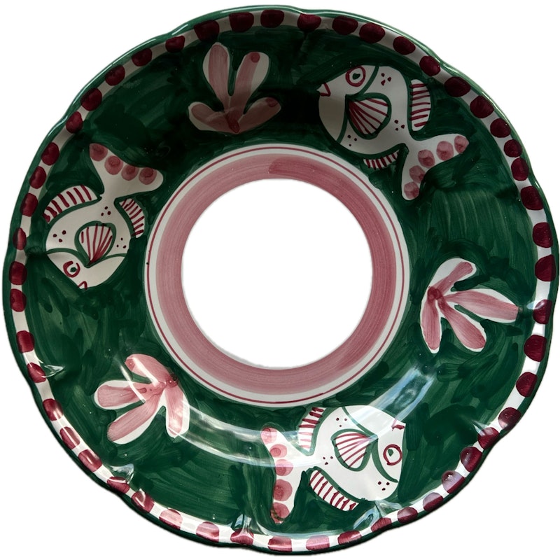 Amalfi Deep Plate 23 cm, Green