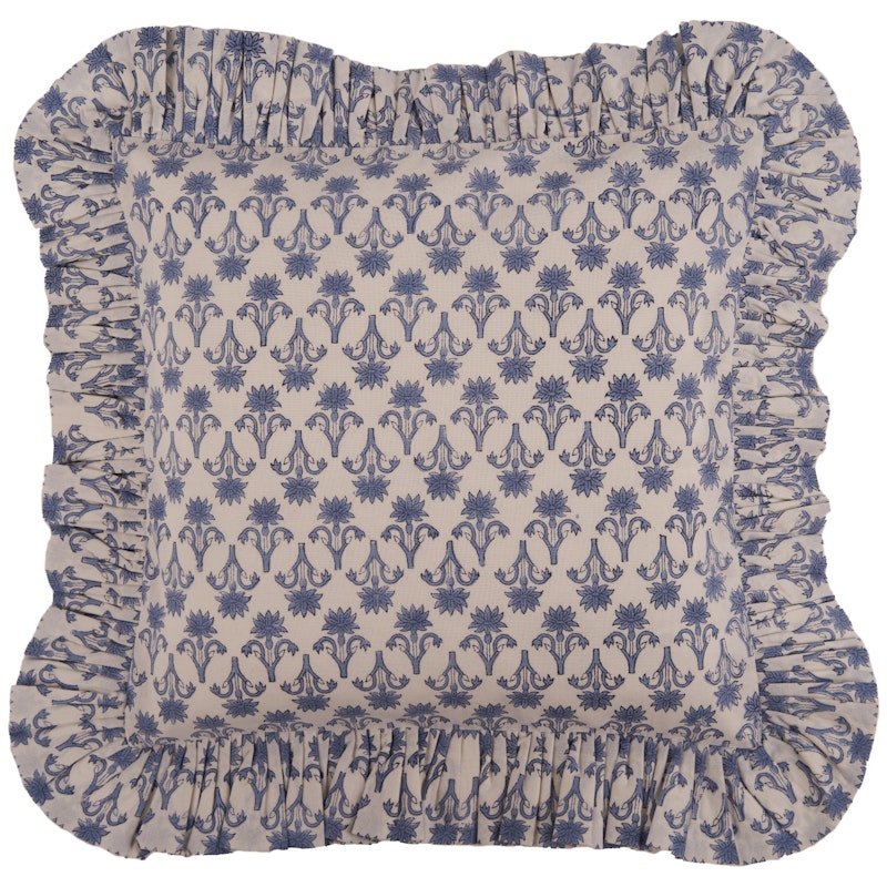 Lily Cushion Cover 40x40 cm, Blue