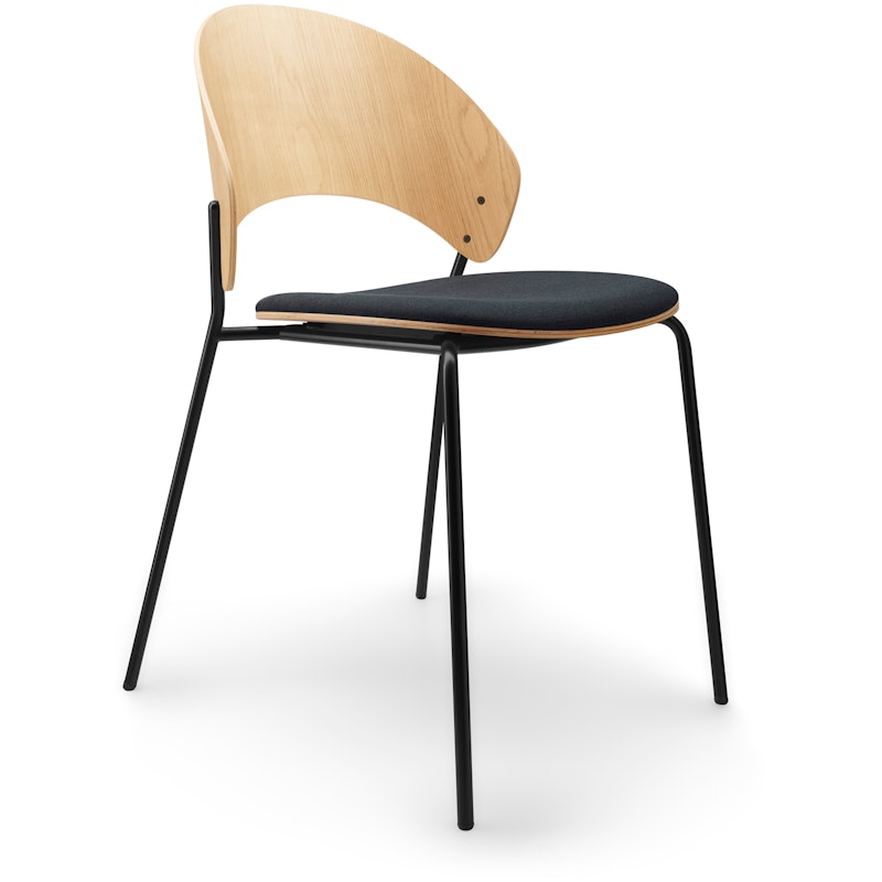 Dosina Chair, Oak / Black Textile