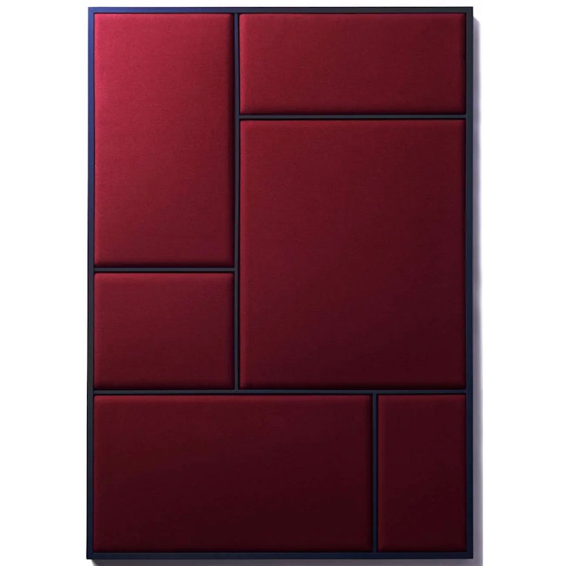 Nouveau Pin Notice Board Large, Navy Blue