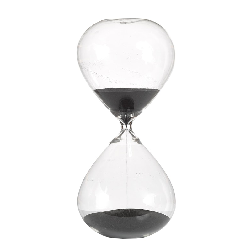 Ball hourglass M, black