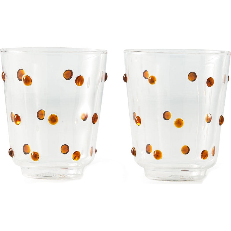 Nob Tumbler 2-pack, Amber