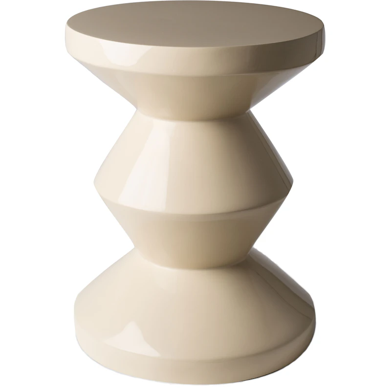 Zig Zag Stool, Beige