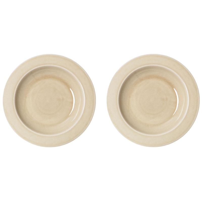 Daga Soup Plate 2-pack 23,5 cm, Oat