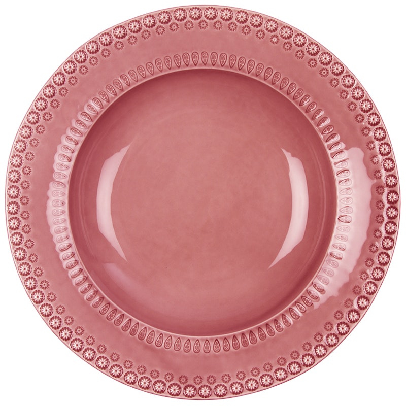 Daisy Pasta Plate 35 cm, Rose