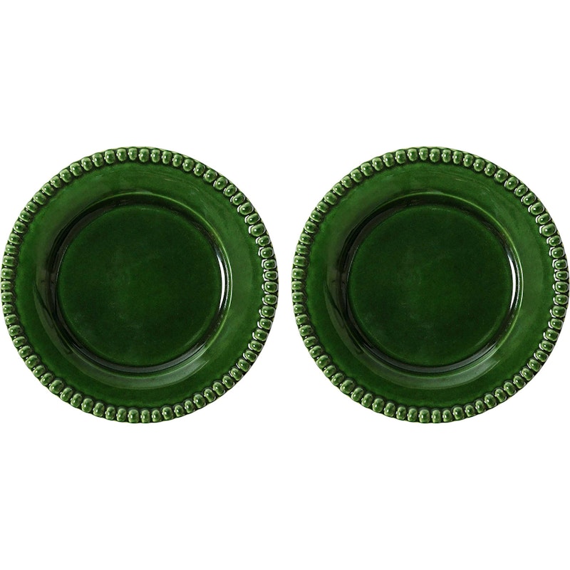 DARIA Plate 18 cm 2-pack, Moss