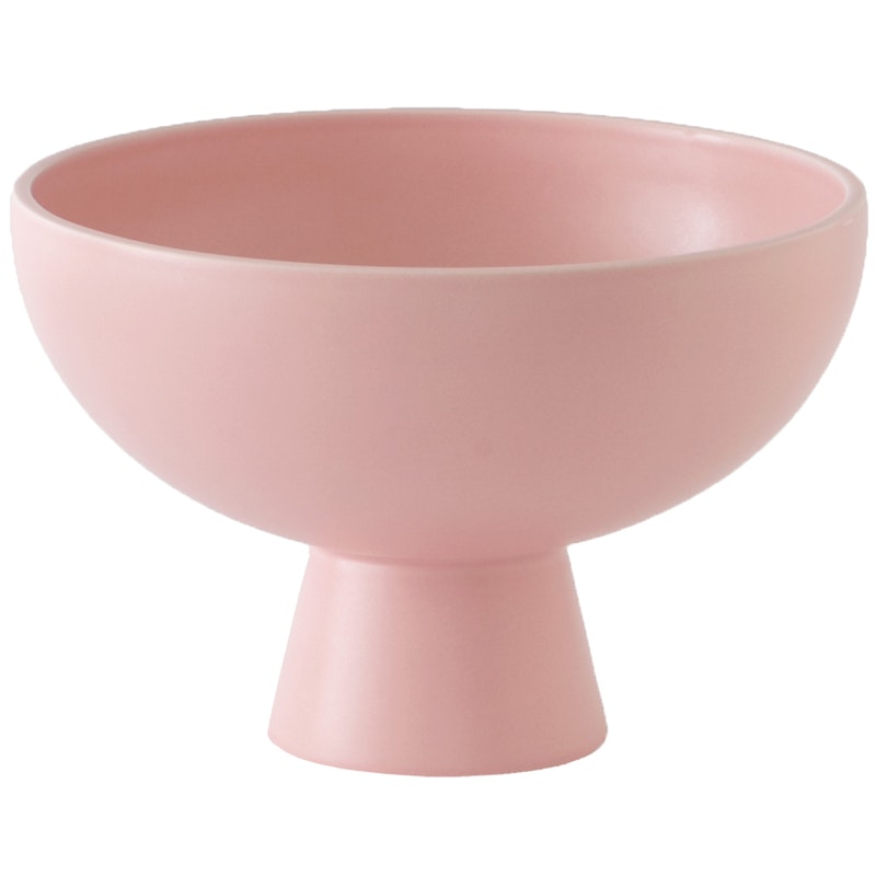 Strøm Bowl With Foot Ø22 cm, Coral Blush