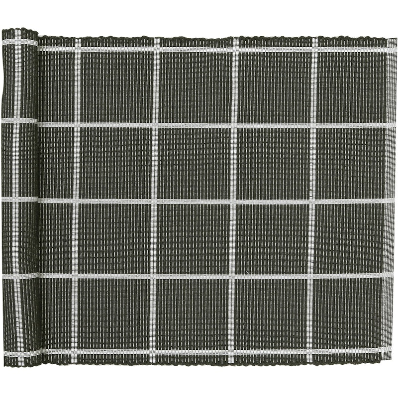 Alexander Table Runner 33x120 cm, Dark Grey/Beige