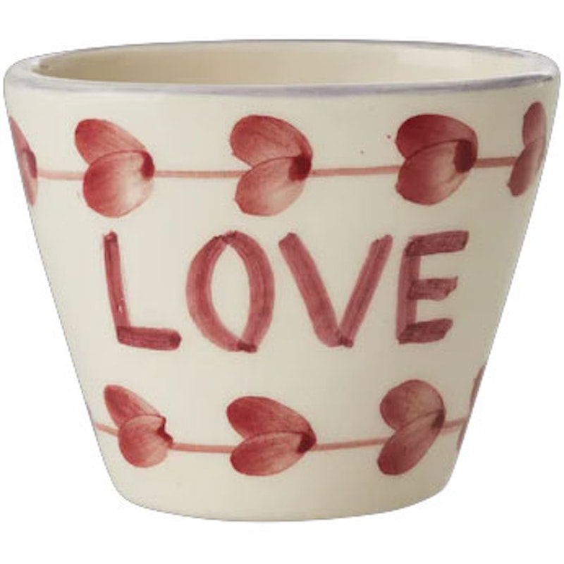 Espresso Cup Ceramic Oval 7 cl, LOVE