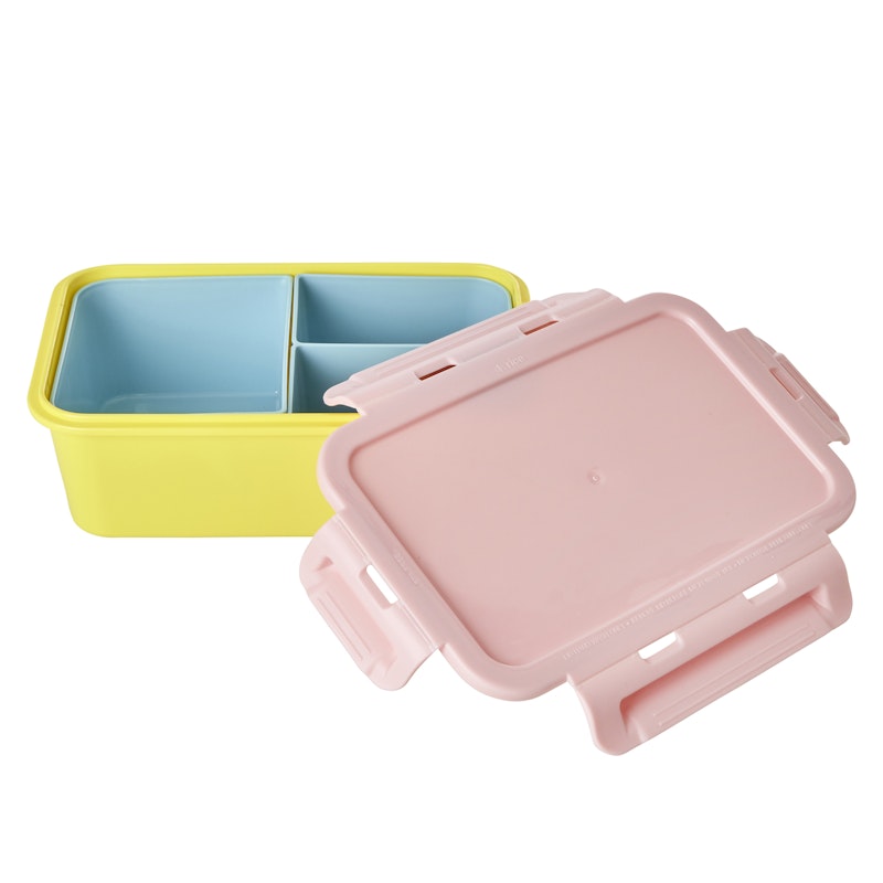 Lunch Box, Yellow/Light Pink
