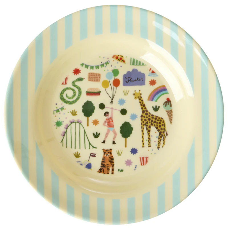 Melamine Bowl 20 cm, Mint Fun Fair