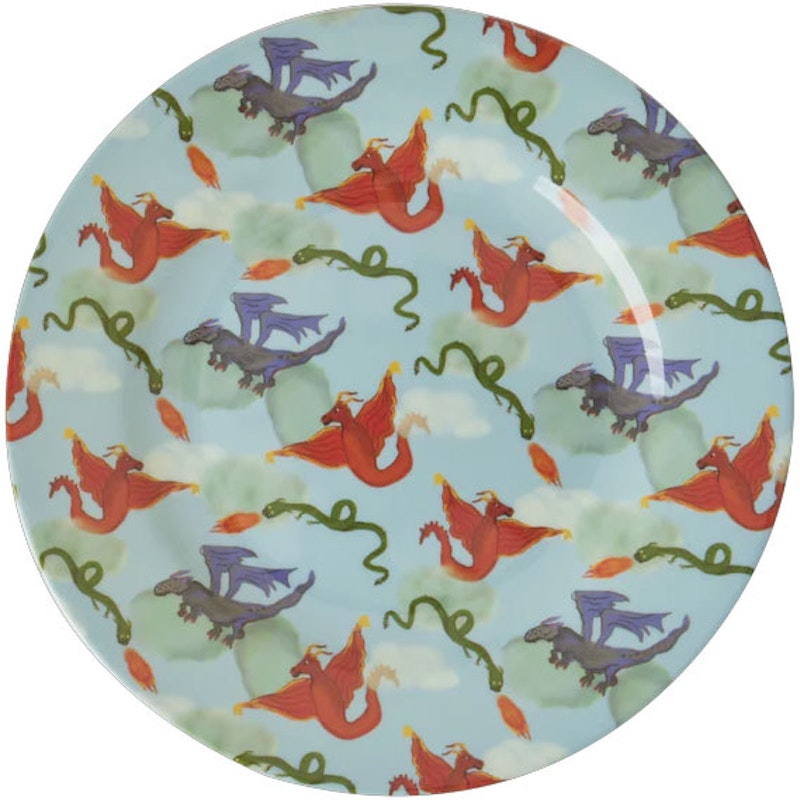 Melamine Plate 20 cm, Dragon