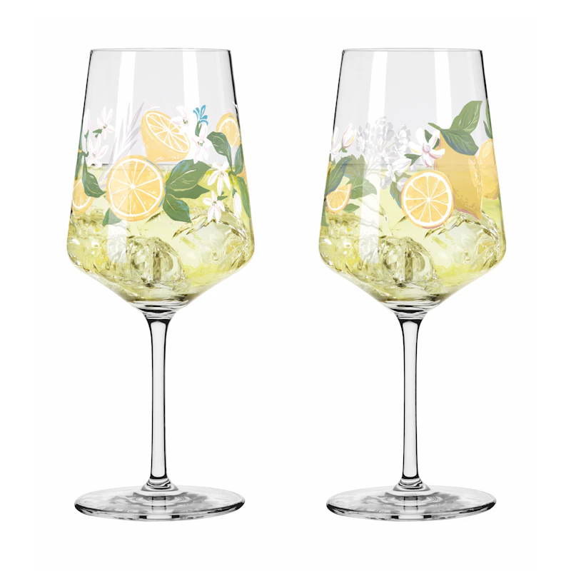 Sommertau Wine Glasses 2-pack, Limoncello 2025