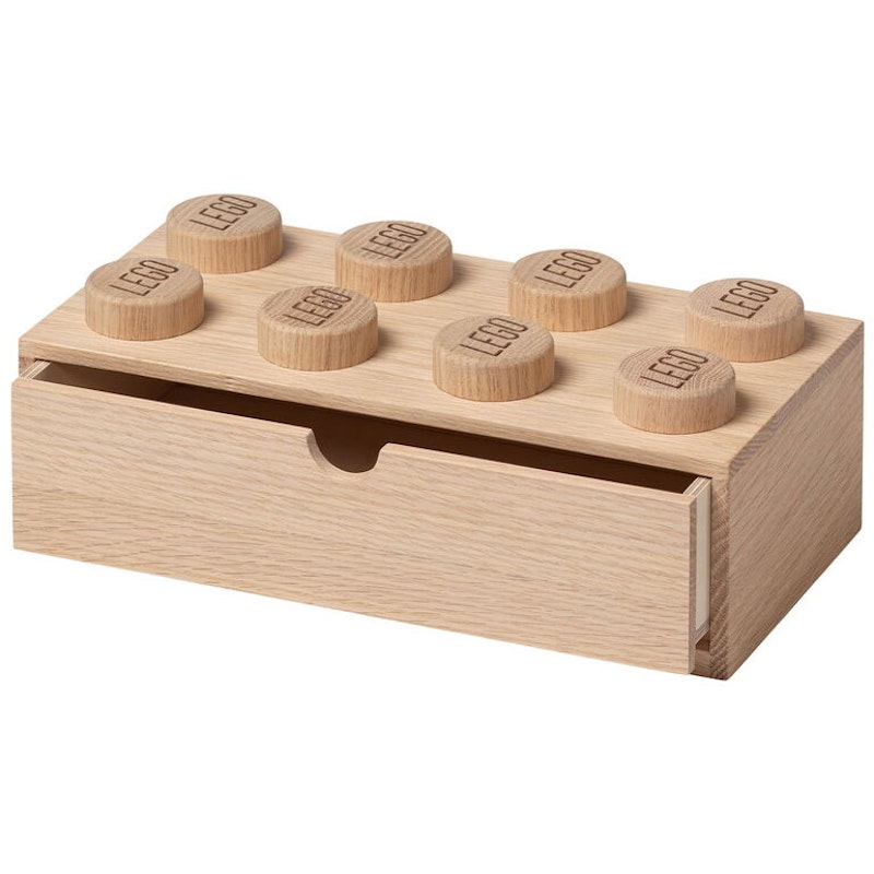 LEGO® Drawer 8 Knobs, Soaped Oak