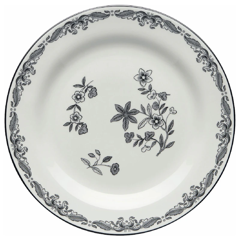 Ostindia Black Plate, 21 cm