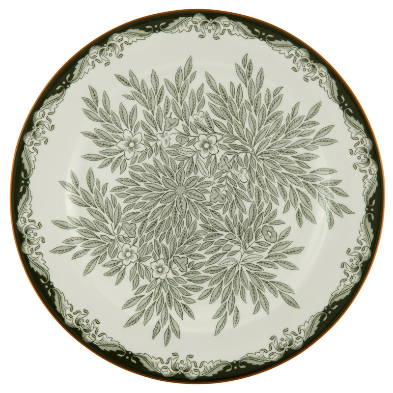 Ostindia Floris Plate 27 cm, Green