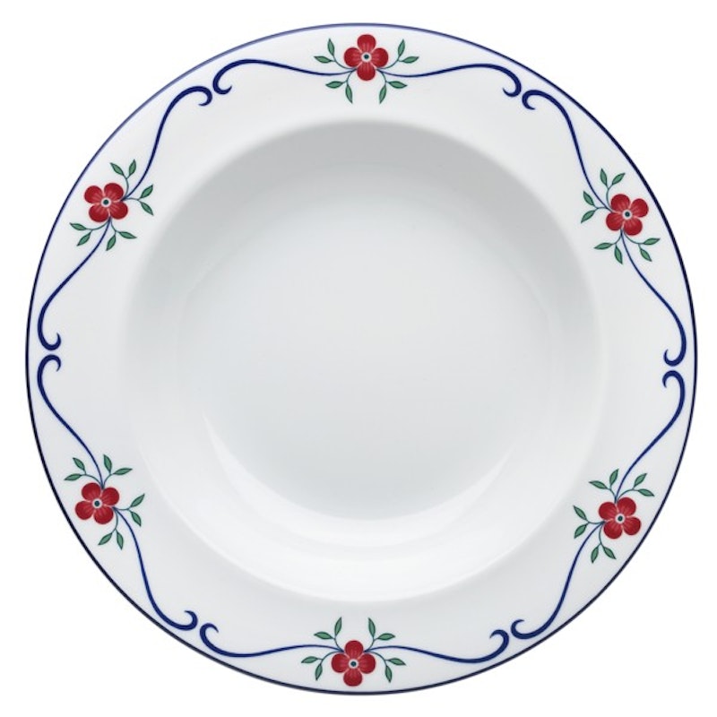 Sundborn Deep Plate, White