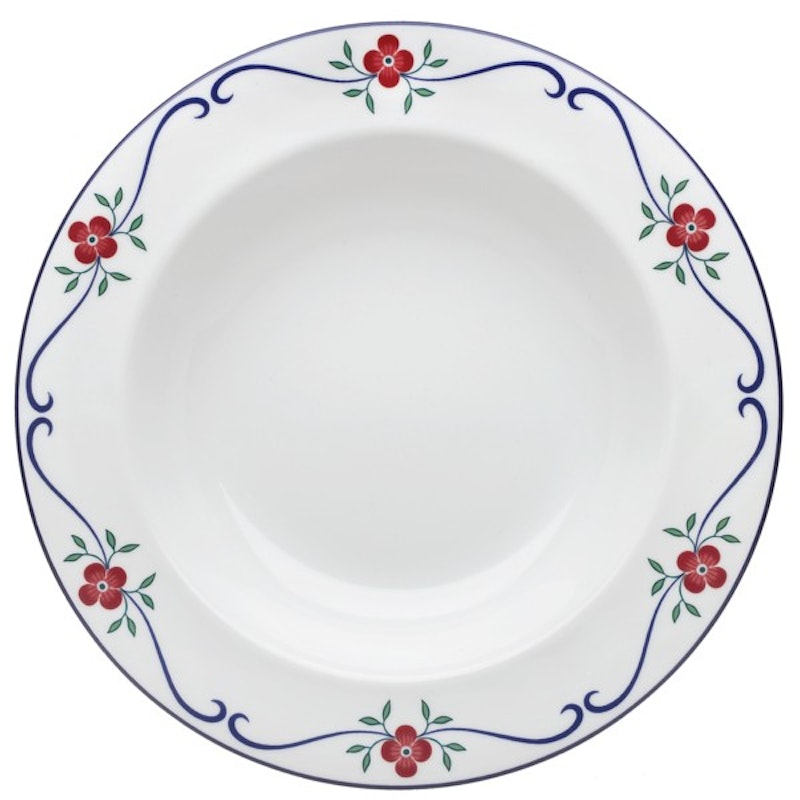 Sundborn Deep Plate, White