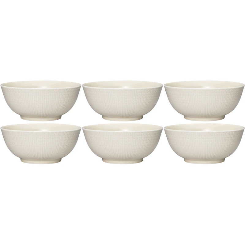 Swedish Grace Bowl 60 cl 6-pack, Oat (Beige)