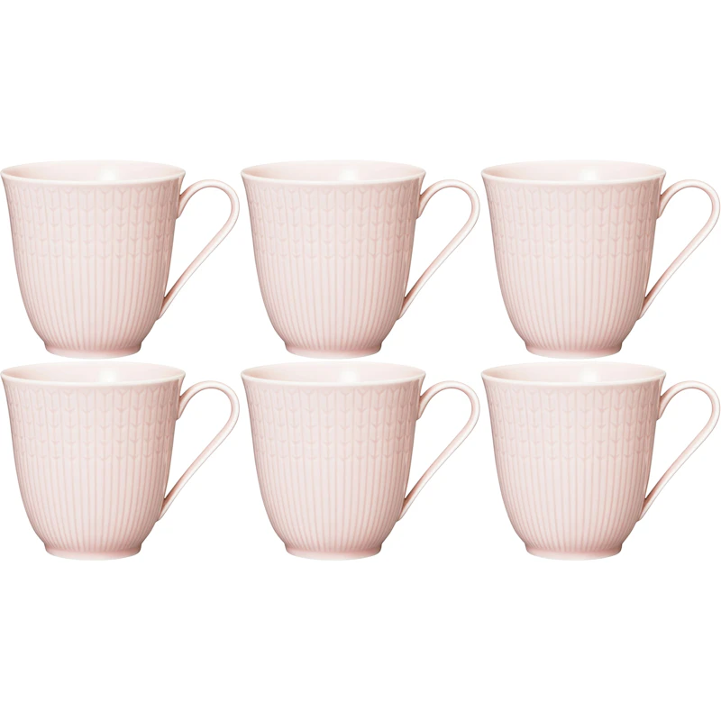 Swedish Grace Mug 30 cl 6-pack, Rose (Pink)