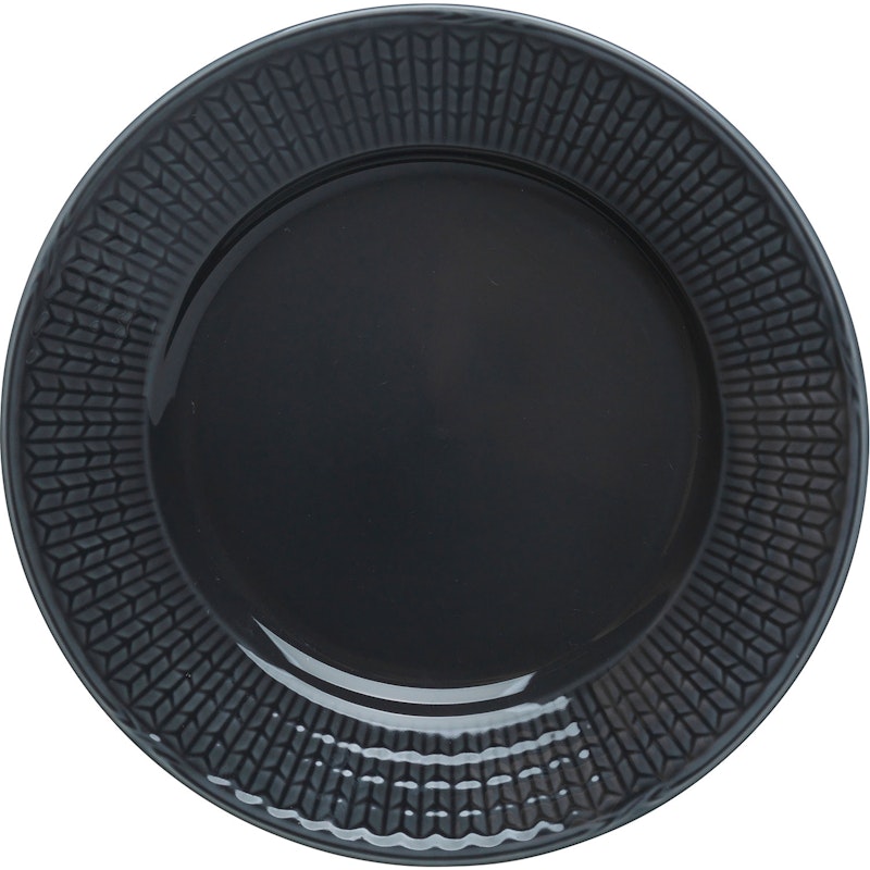 Swedish Grace Side Plate 17 cm, Stone (Dark Grey)