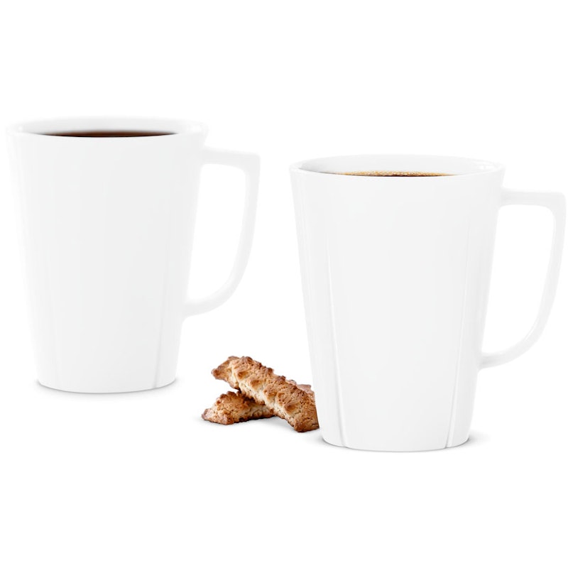 Grand Cru Mugs 34 cl 2-pack, White