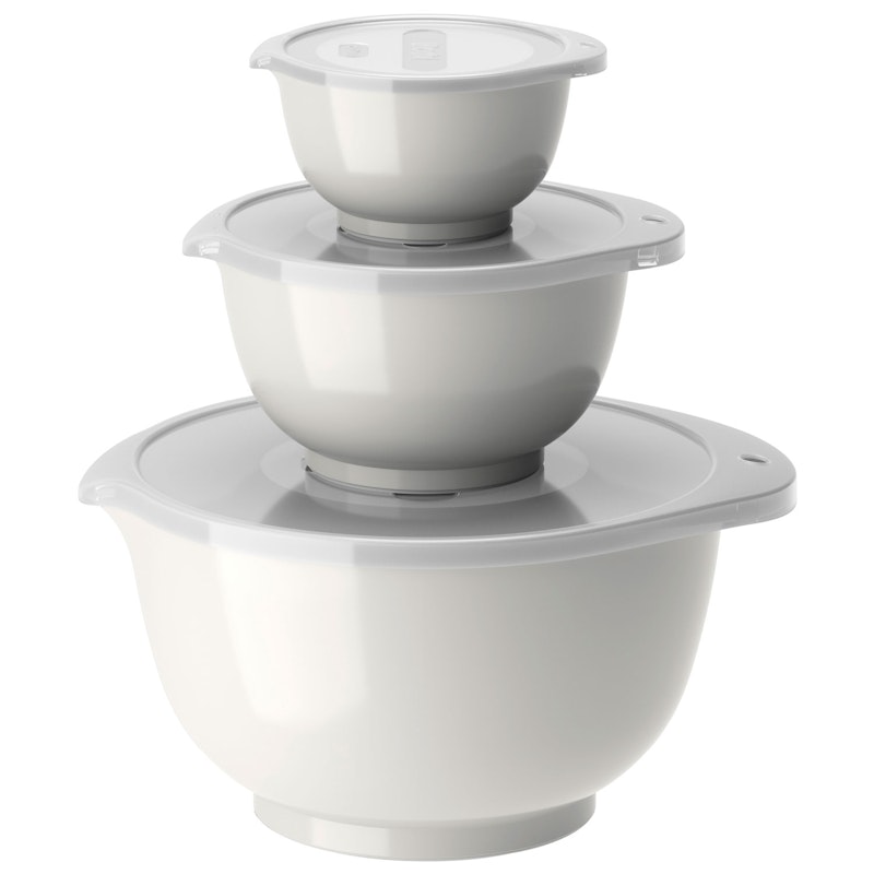 Margrethe Bowls 0,25 & 0,75 & 3 L, White