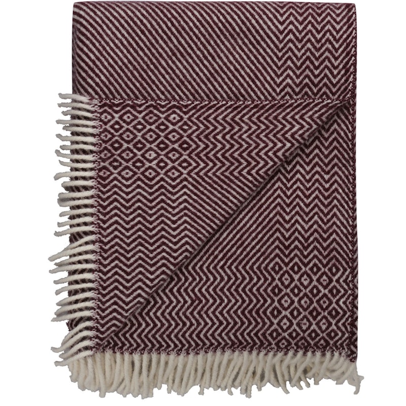 Kattefot Throw 150x220 cm, Burgundy