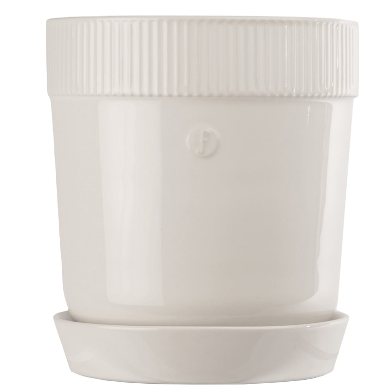 Elise Pot 19 cm, White