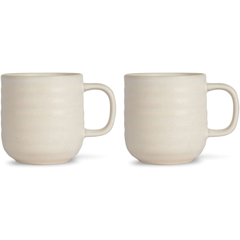 Ellen Mug 37 cl 2-pack, Bone White