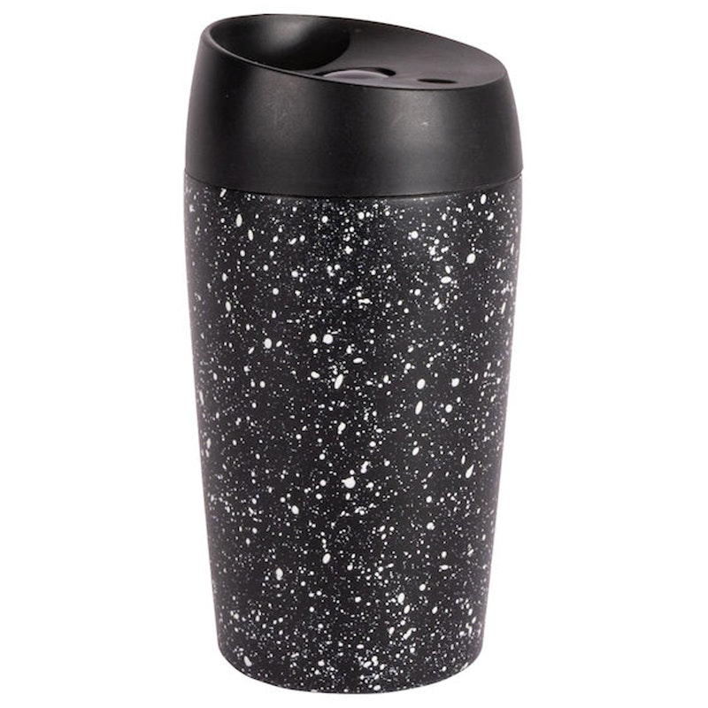 Loke Travel Mug 24 cl, Black And White