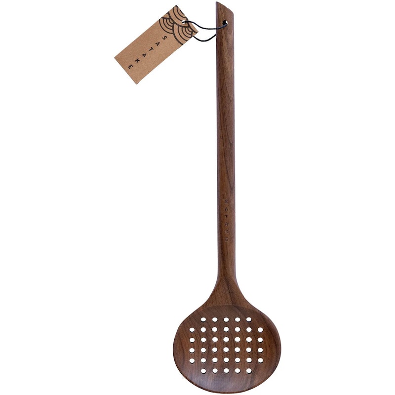 Slotted Spoon Walnut 33.5 cm