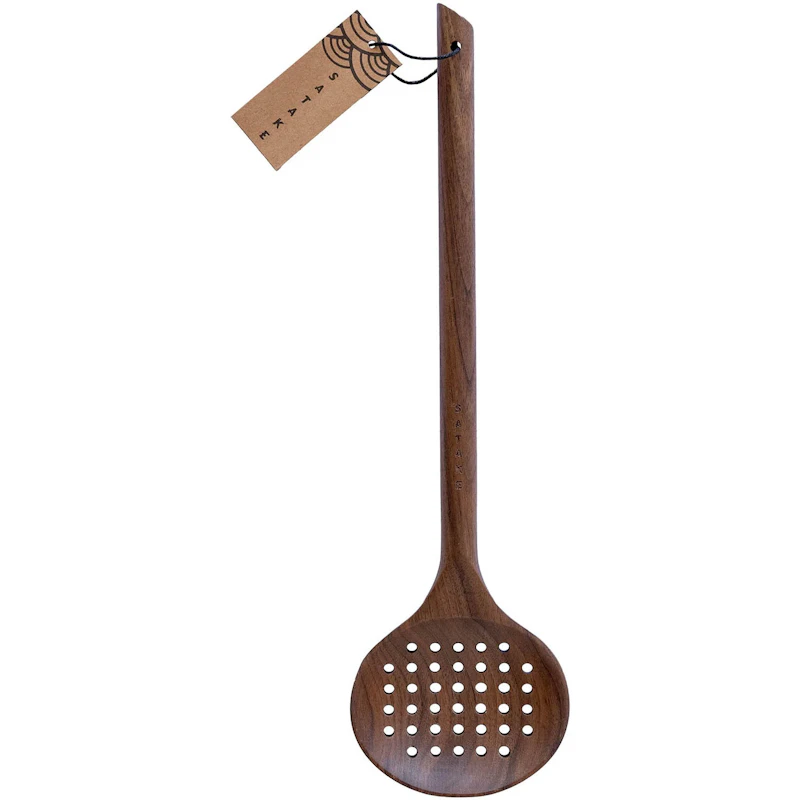 Slotted Spoon Walnut 33.5 cm from Satake | RoyalDesign