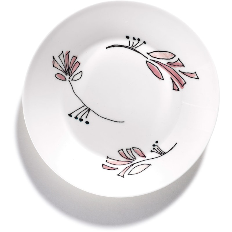 Fiore Rosa Deep Plate S