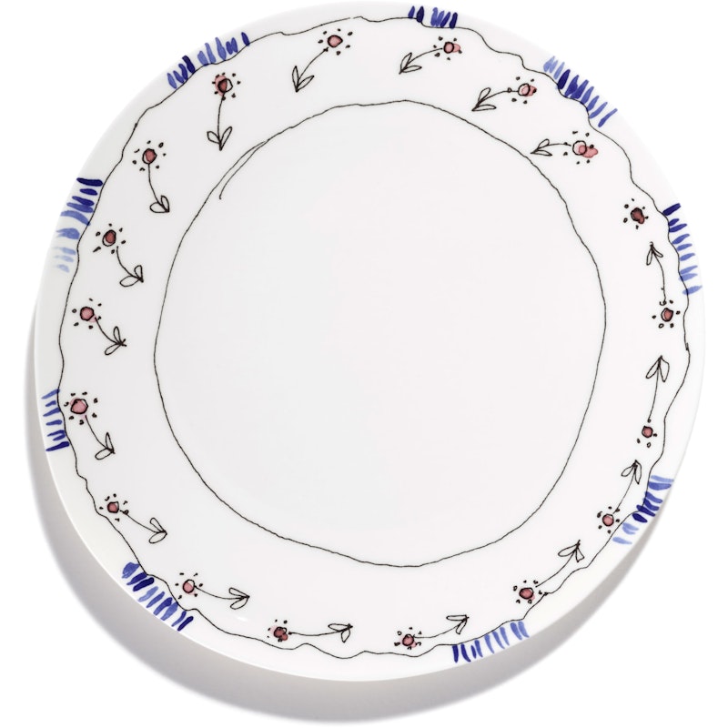 Anemone Milk Dinner Plate