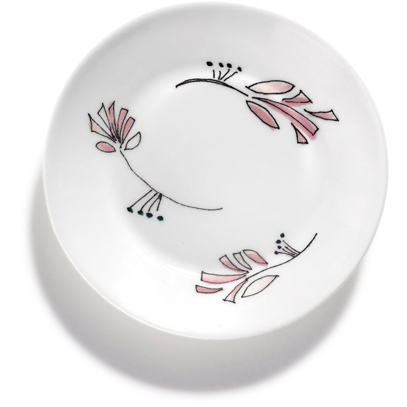 Fiore Rosa Deep Plate XS