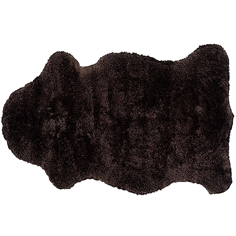 Ella Sheepskin Short-haired 100x60 cm, Dark Brown