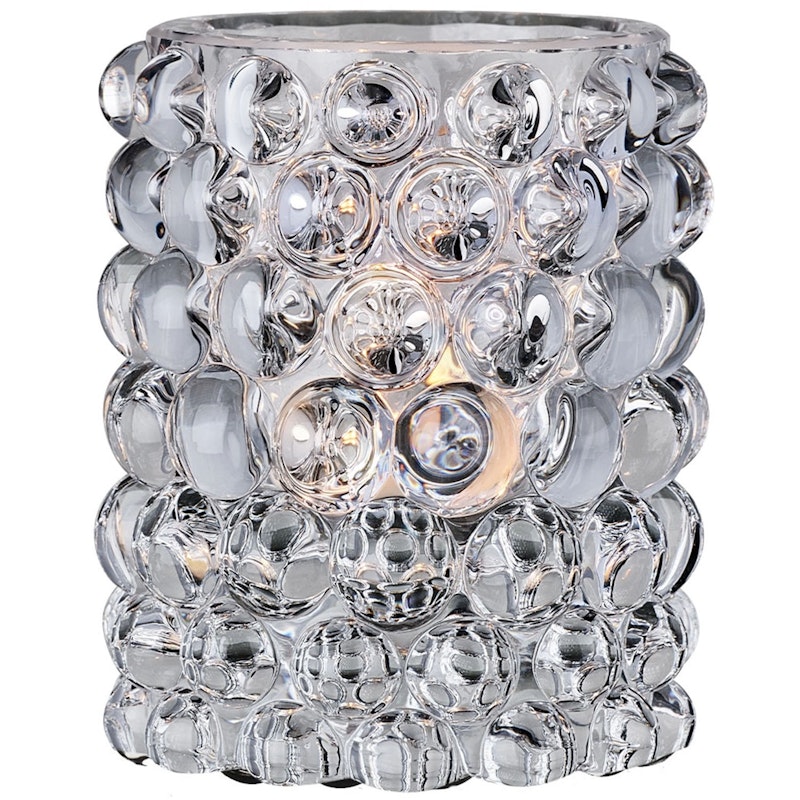 Hurricane Boule Candle Holder 12 cm, Clear